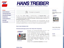 Tablet Screenshot of hanstreiber.de
